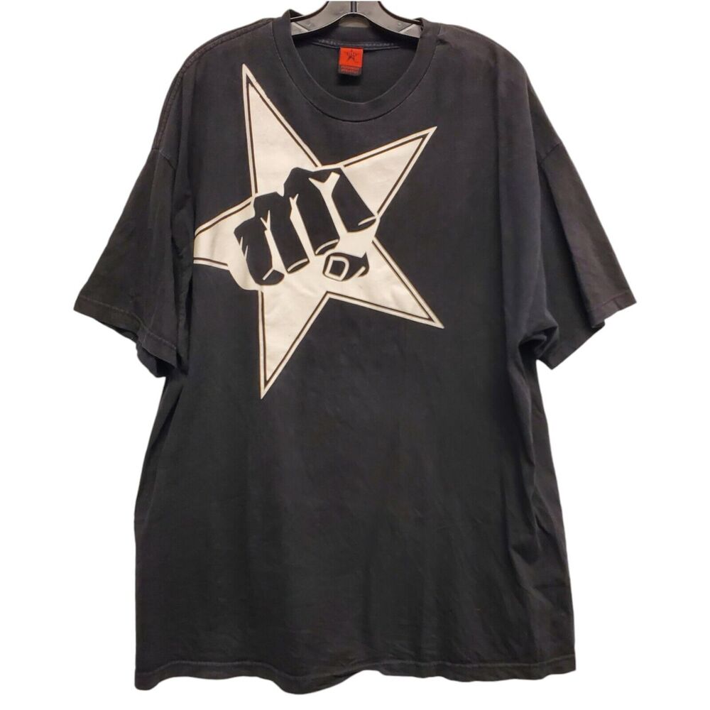 Vintage PUNISHMENT Athletics Shirt Mens XXL Black I DID IT MY WAY Spell Out MMA